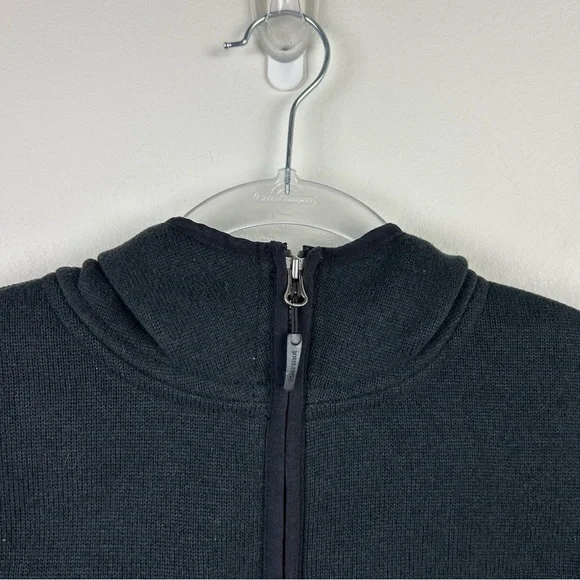 Marmot Women's black hooded fleece sweater size: M - Picture 3 of 15